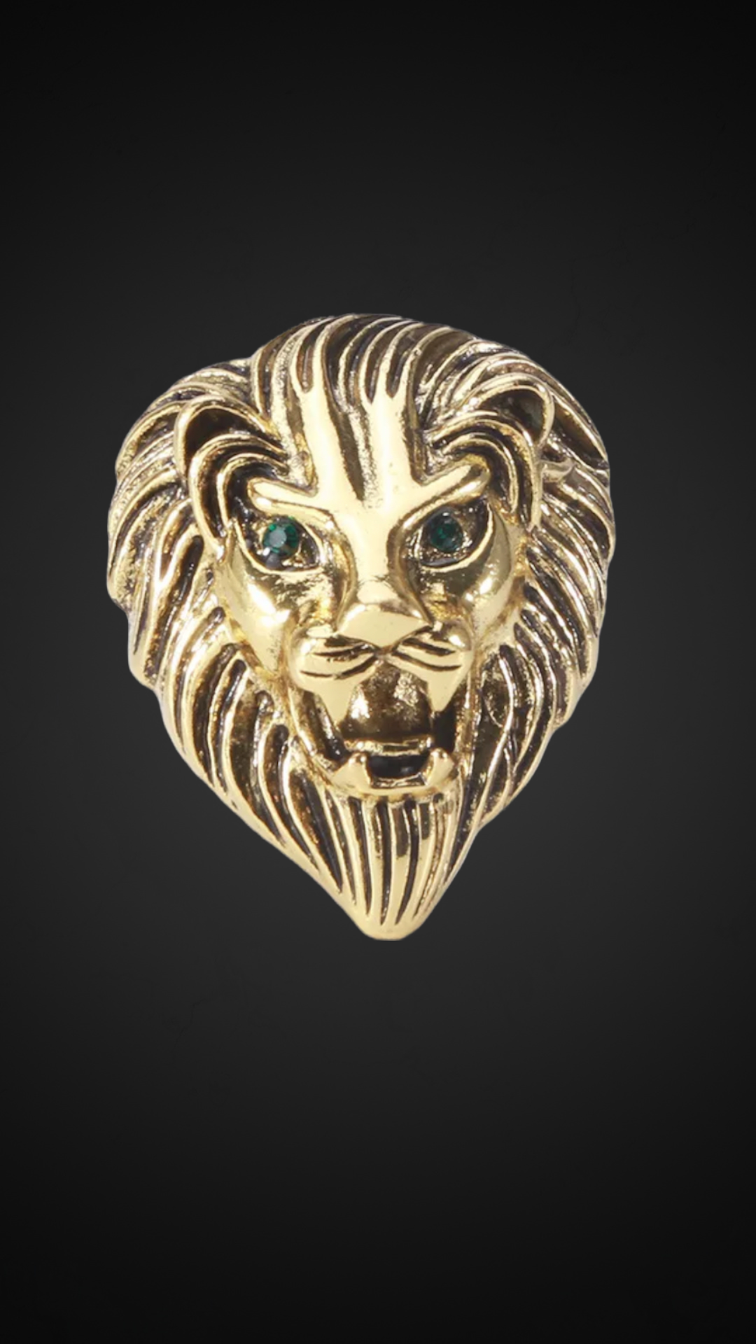 Regal Lion Brooch